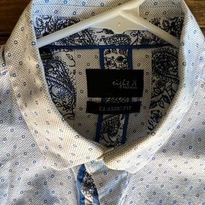 Mens Eight X long sleeve button up